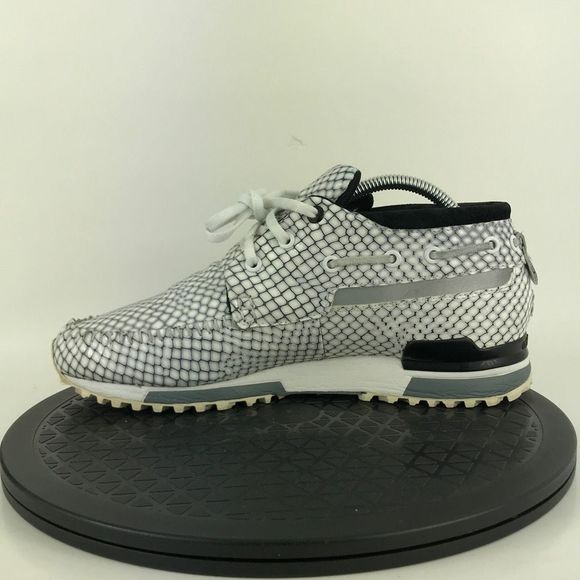 Adidas Consortium White/Black Athletic Running Shoes 022317 Men’s Size 9 - Picture 9 of 12